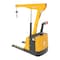 Vestil Steel Electric Powered Low Profile Floor Crane 1600 Lb. Capacity Yellow EPFC-16-LP - alternate 4